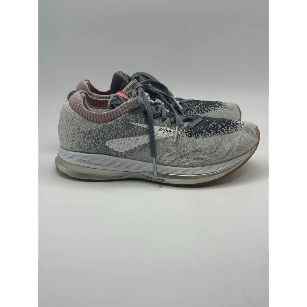 Brooks 1202721B137 Bedlam Gray Running Womens Size 7.5
